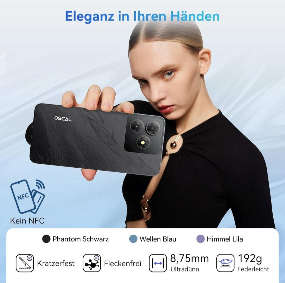 Smartphone OSCAL Android 15 – 256GB Memoria 12GB RAM - CloudStore089