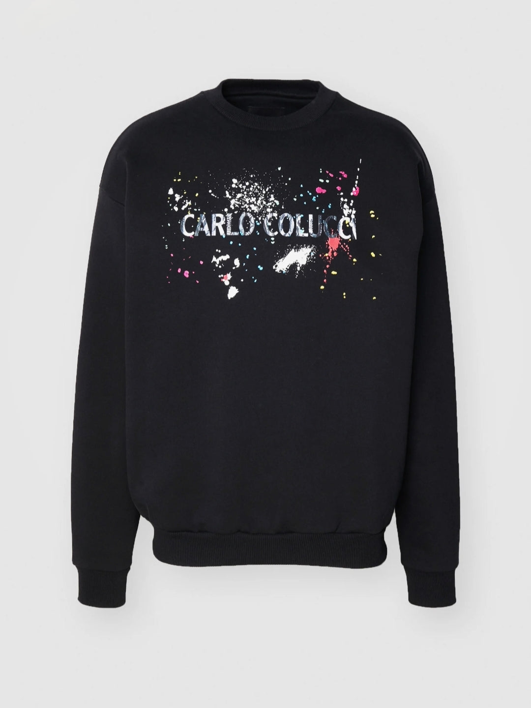 Felpa Unisex Carlo Colucci Nero – Stile Urban Casual,