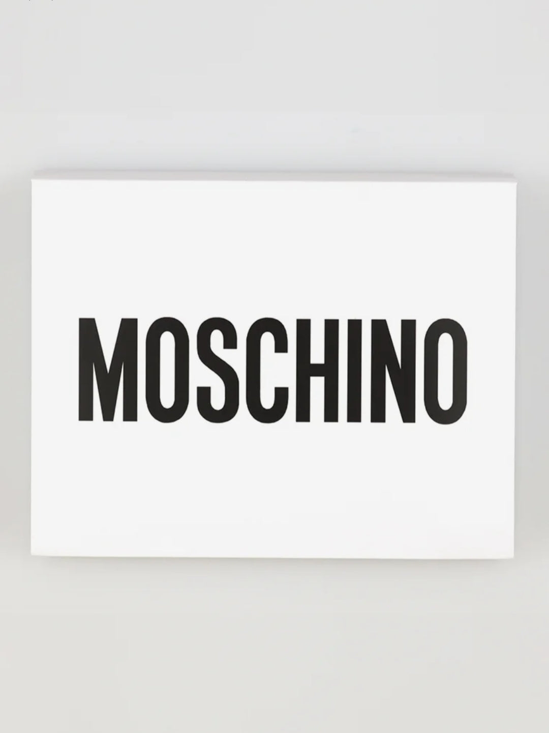 Set Cappello e Sciarpa Moschino Uomo Donna Logo Grande - Invernale, Nero/Rosso o Grigio/Bordeaux