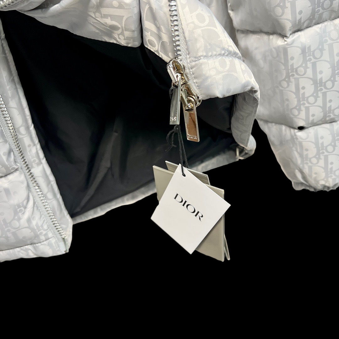Giacca Piumino Uomo Dior Nera Monogram | Moda Lusso Invernale