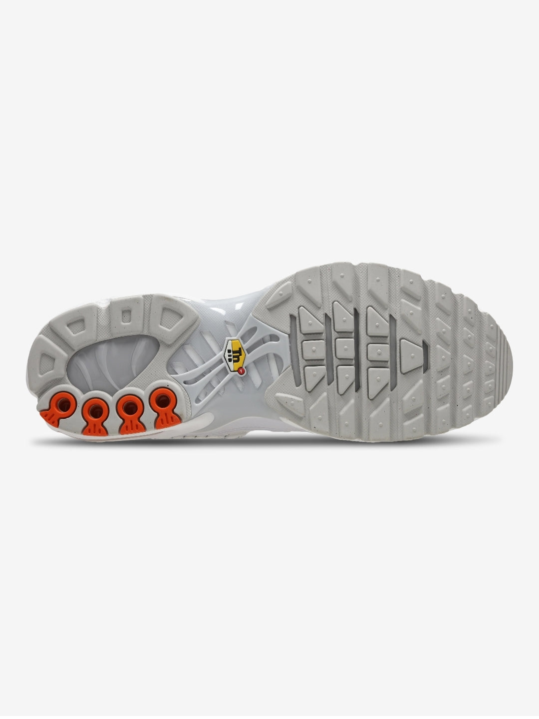 Nike Air Max Plus Drift White Orange/Black White – Sneakers Unisex con Ammortizzazione Tuned Air