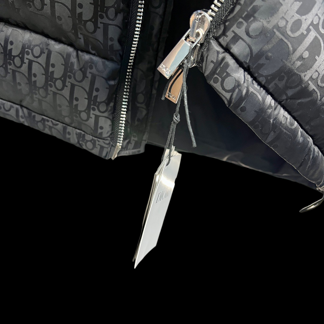 Giacca Piumino Uomo Dior Nera Monogram | Moda Lusso Invernale