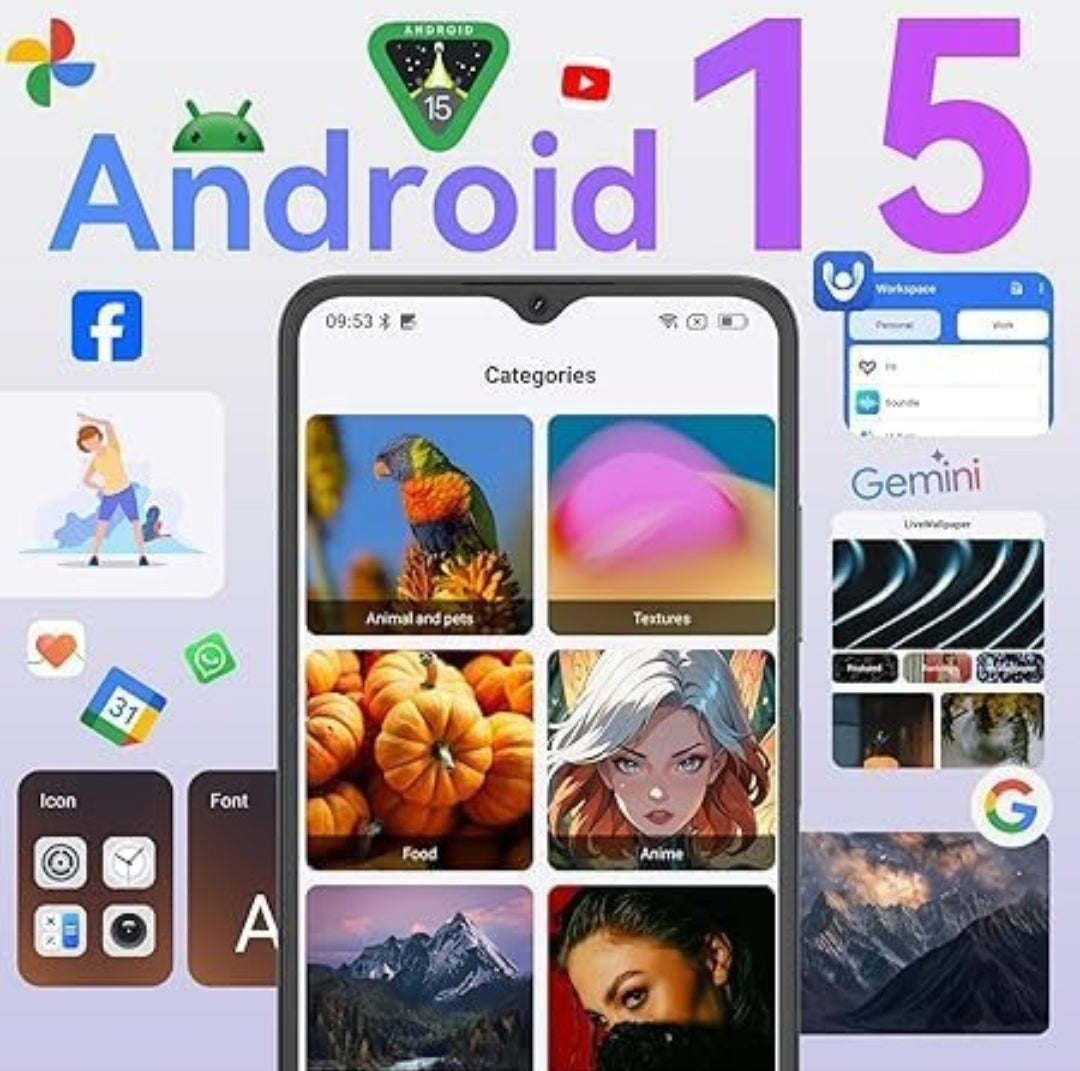 Smartphone OSCAL Android 15 – 256GB Memoria 12GB RAM - CloudStore089