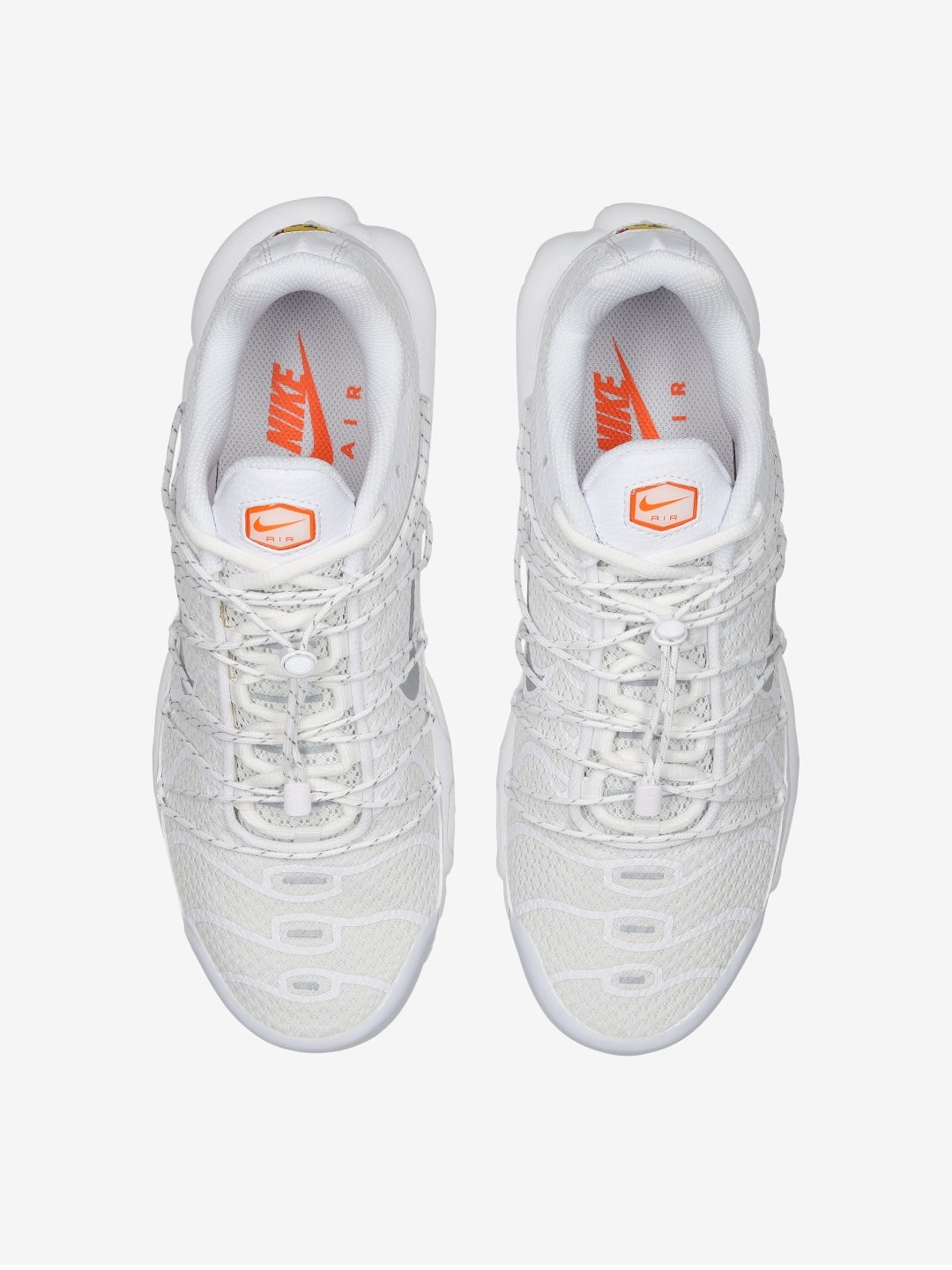 Nike Air Max Plus Drift White Orange/Black White – Sneakers Unisex con Ammortizzazione Tuned Air