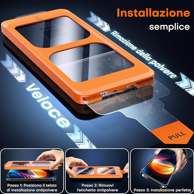 Pellicola Protettiva iPhone 14/15/16 - CloudStore089