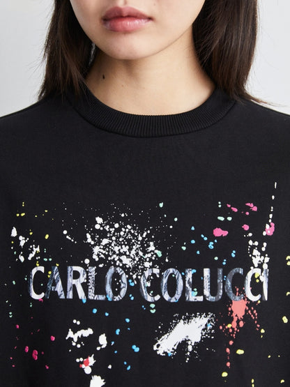 Felpa Unisex Carlo Colucci Nero – Stile Urban Casual,