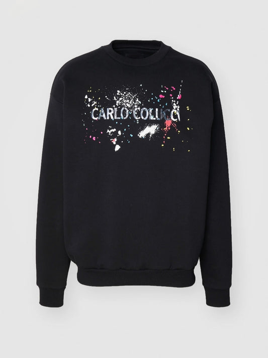 Felpa Unisex Carlo Colucci Nero – Stile Urban Casual,