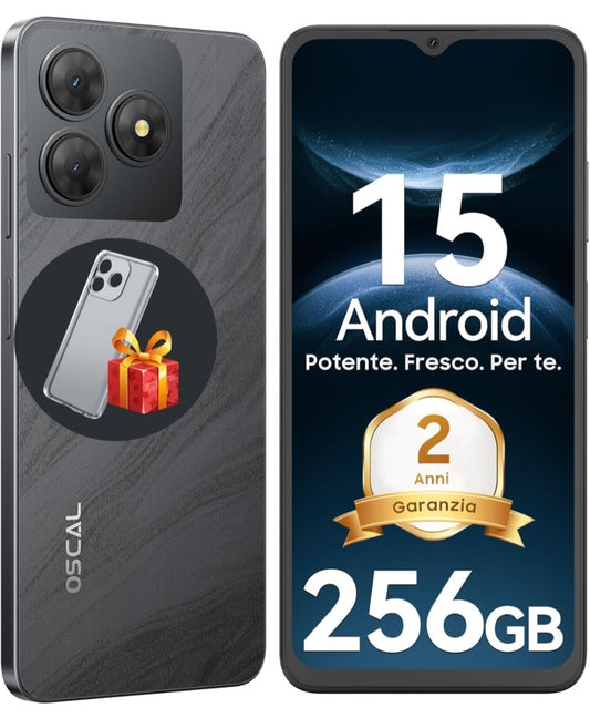 Smartphone OSCAL Android 15 – 256GB Memoria 12GB RAM - CloudStore089