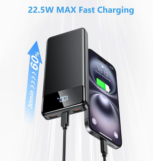 Power Bank 12000mAh USB-C - CloudStore089