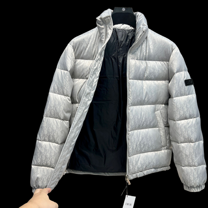 Giacca Piumino Uomo Dior Nera Monogram | Moda Lusso Invernale