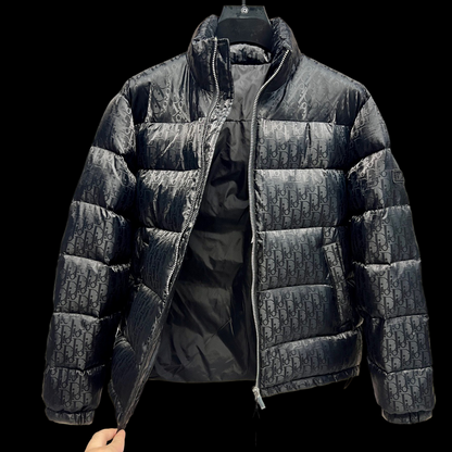 Giacca Piumino Uomo Dior Nera Monogram | Moda Lusso Invernale