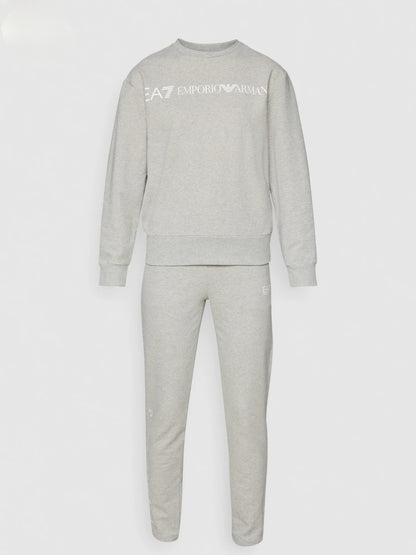 Tuta EA7 Emporio Armani Donna Grigia – Completo Sportivo Premium in Cotone