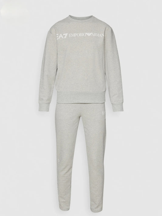 Tuta EA7 Emporio Armani Donna Grigia – Completo Sportivo Premium in Cotone